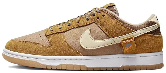 【定制球鞋】Nike Dunk Low Mud Kitty 解構風 低筒 板鞋 男款 黃棕 Sizing 【定制球鞋】Nike Dunk Low Mud Kitty 解構風 低筒 板鞋 男款 黃棕