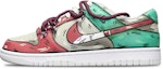 Buy 【訂製球鞋】Nike Dunk Low 拼色二維元素 鯊魚鉤 解構雙鞋帶 限量特殊鞋盒 低筒 板鞋 GS 紅灰藍