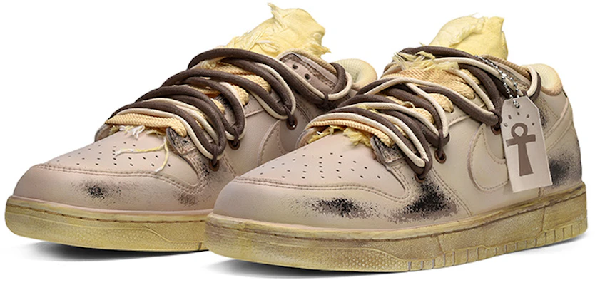 【定制球鞋】 Nike Dunk Low 解構風 氧化做舊 埃及木乃伊 低筒 板鞋 GS 大地色 Lookbook 【定制球鞋】 Nike Dunk Low 解構風 氧化做舊 埃及木乃伊 低筒 板鞋 GS 大地色