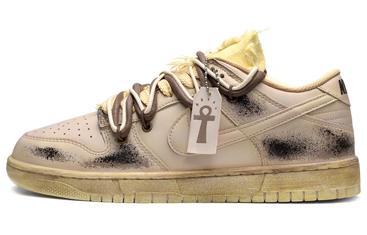 Buy [定制鞋] 耐克Dunk Low '木乃伊氧化地球色调' DJ6188-100(TeamE-男款埃及木乃伊大地色)