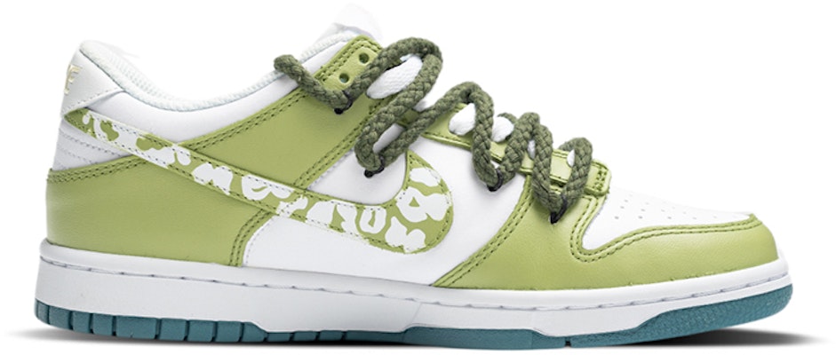 【客製球鞋】 Nike Dunk Low 綠豆沙 冰淇淋 滑板 低筒 板鞋 GS 白綠 Order 【客製球鞋】 Nike Dunk Low 綠豆沙 冰淇淋 滑板 低筒 板鞋 GS 白綠