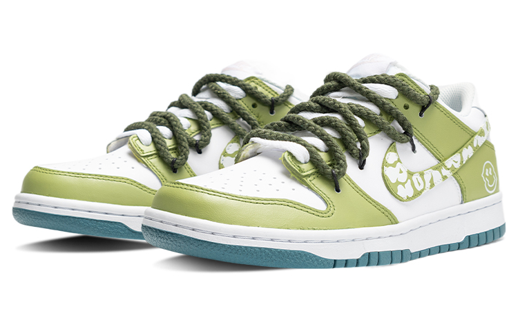 Lookbook [Zapatillas Personalizadas] Nike Dunk Low 'Helado de Frijol Mungo' FD9911-101(Team拾陆-绿豆沙雪糕女款)