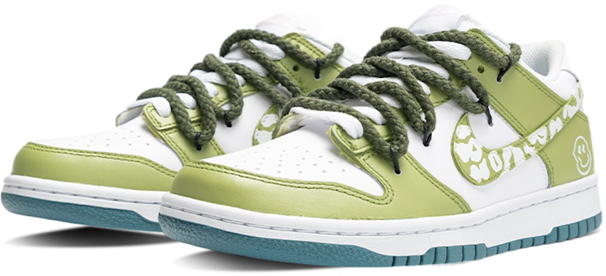 【客製球鞋】 Nike Dunk Low 綠豆沙 冰淇淋 滑板 低筒 板鞋 GS 白綠 Lookbook 【客製球鞋】 Nike Dunk Low 綠豆沙 冰淇淋 滑板 低筒 板鞋 GS 白綠
