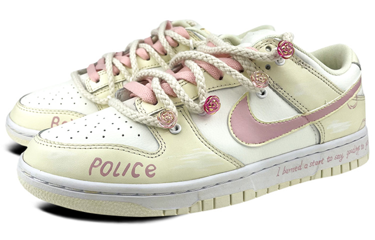 Lookbook [Kasutan Kasut] Nike Dunk Low 'Misteri Doktor Merah Jambu Kuning' DJ6188-100(Team叁-男款神秘博士)