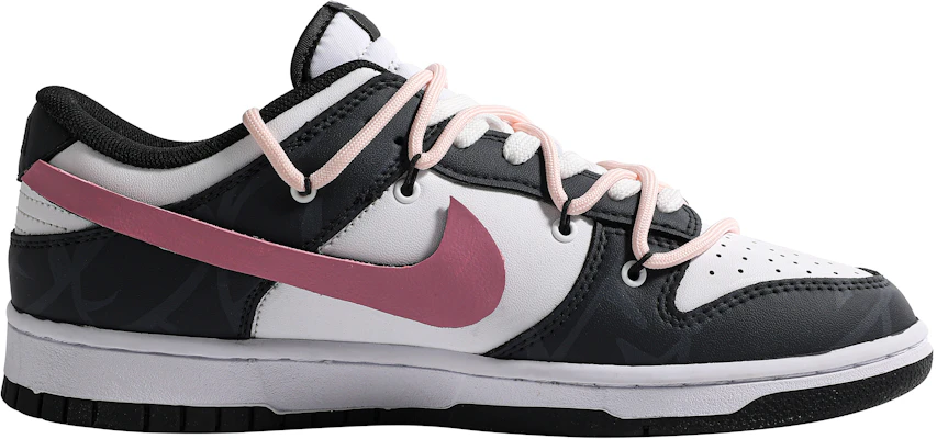 【定制球鞋】 Nike Dunk Low 特殊鞋盒 迷霧荊棘 玫瑰 迷霧 簡約 低幫 板鞋 GS 白粉黑 Order 【定制球鞋】 Nike Dunk Low 特殊鞋盒 迷霧荊棘 玫瑰 迷霧 簡約 低幫 板鞋 GS 白粉黑
