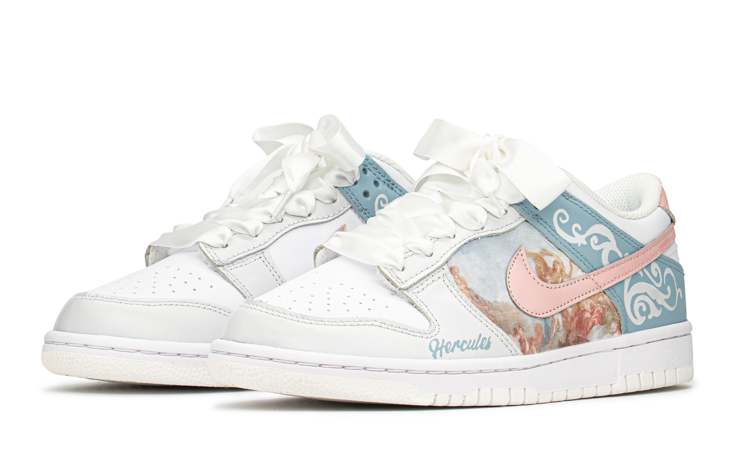 Lookbook [定制鞋] 耐克Dunk Low '神秘蓝粉' DH9765-100(TeamA-DK神话S-BOX)