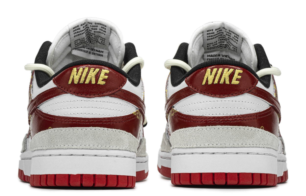 Purchase [Kasut Custom] Nike Dunk Low 'Naga Merah Mistik' FD9762-061(TeamA-神话红龙)