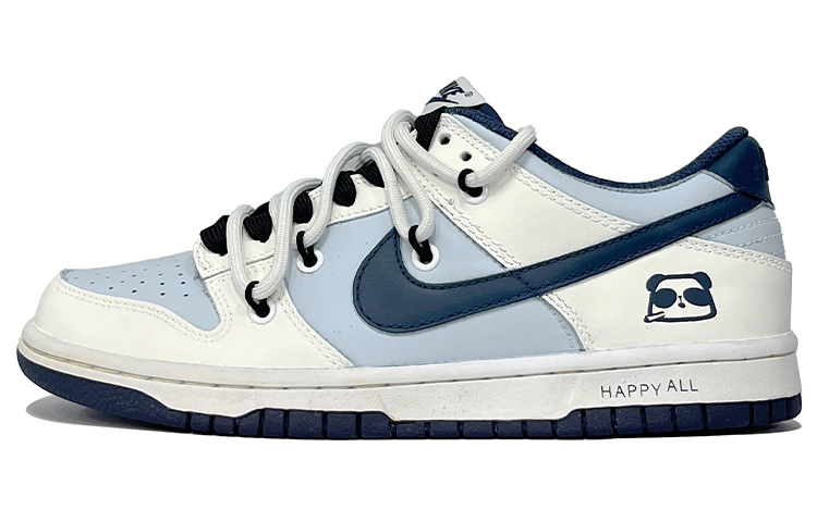 Buy 【客製球鞋】Nike Dunk Low 海軍熊貓 春夏系列 清新 簡約 高街 低筒 滑板鞋 GS 白藍