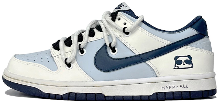 【客製球鞋】Nike Dunk Low 海軍熊貓 春夏系列 清新 簡約 高街 低筒 滑板鞋 GS 白藍 Buy 【客製球鞋】Nike Dunk Low 海軍熊貓 春夏系列 清新 簡約 高街 低筒 滑板鞋 GS 白藍