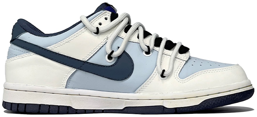 【客製球鞋】Nike Dunk Low 海軍熊貓 春夏系列 清新 簡約 高街 低筒 滑板鞋 GS 白藍 Order 【客製球鞋】Nike Dunk Low 海軍熊貓 春夏系列 清新 簡約 高街 低筒 滑板鞋 GS 白藍
