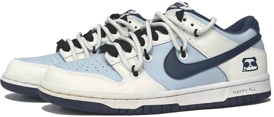 【客製球鞋】Nike Dunk Low 海軍熊貓 春夏系列 清新 簡約 高街 低筒 滑板鞋 GS 白藍 Lookbook 【客製球鞋】Nike Dunk Low 海軍熊貓 春夏系列 清新 簡約 高街 低筒 滑板鞋 GS 白藍