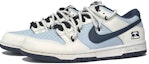Lookbook 【客製球鞋】Nike Dunk Low 海軍熊貓 春夏系列 清新 簡約 高街 低筒 滑板鞋 GS 白藍