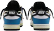 Shop 【訂製球鞋】Nike Dunk Low 霓虹 高街 戶外 夏日搭配 髒髒鞋 解構熊貓 復古做舊 低筒 滑板鞋 男款 白藍