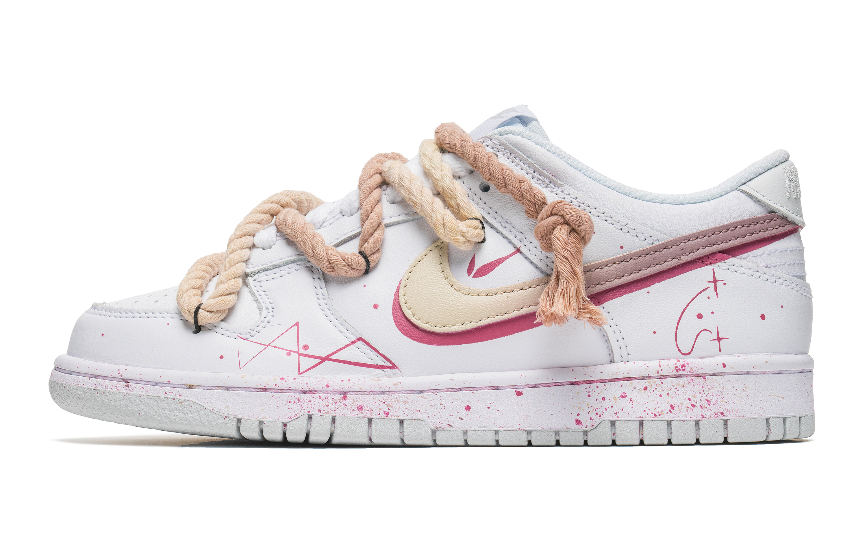 Buy 나이키 덩크 로우 '네온 스타' (커스텀) DH9765-102(Team67-霓虹星元)