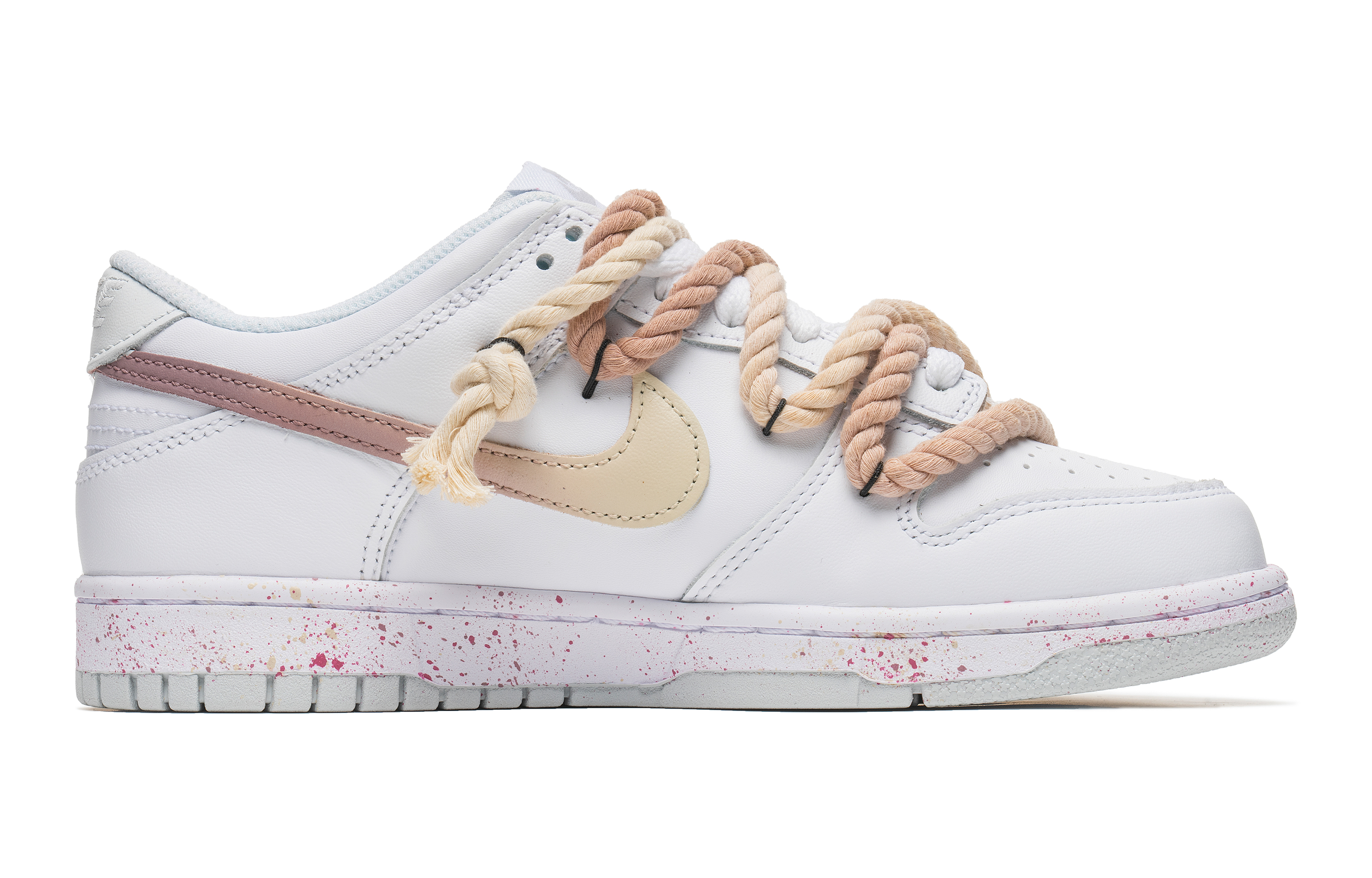 Order 나이키 덩크 로우 '네온 스타' (커스텀) DH9765-102(Team67-霓虹星元)