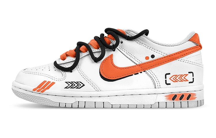 Buy [Kasut Custom] Nike Dunk Rendah 'Kelabu Neutral' DH9765-102(Team76-GS机能橙)