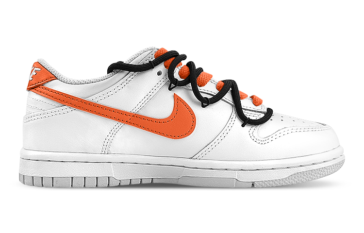 Order [Kasut Custom] Nike Dunk Rendah 'Kelabu Neutral' DH9765-102(Team76-GS机能橙)