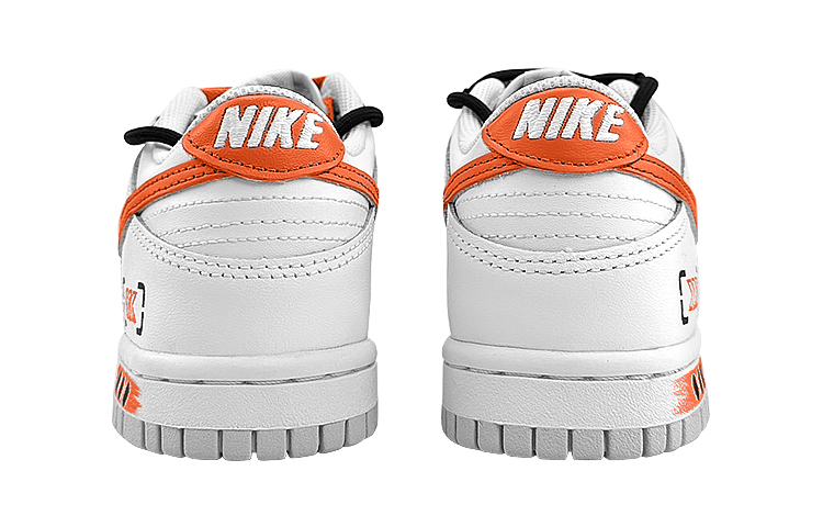 Shop [Kasut Custom] Nike Dunk Rendah 'Kelabu Neutral' DH9765-102(Team76-GS机能橙)