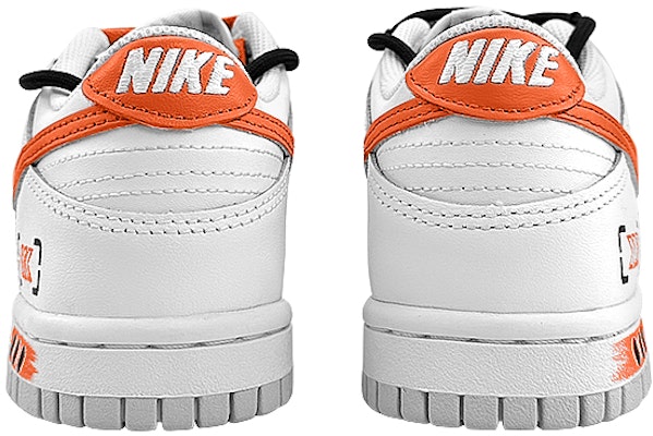 【訂製球鞋】Nike Dunk Low "Neutral Grey" 滑板精靈 功能 低筒 板鞋 GS 橙白 Shop 【訂製球鞋】Nike Dunk Low "Neutral Grey" 滑板精靈 功能 低筒 板鞋 GS 橙白