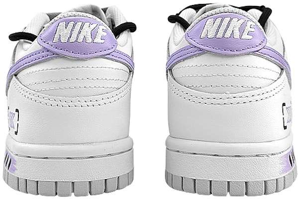 【定製球鞋】 Nike Dunk Low "Neutral Grey" 滑板精靈 低筒 板鞋 GS 紫 Shop 【定製球鞋】 Nike Dunk Low "Neutral Grey" 滑板精靈 低筒 板鞋 GS 紫