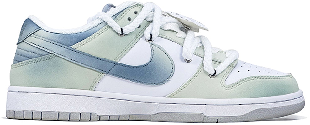【客製球鞋】Nike Dunk Low “Neutral Grey” 海鹽薄荷 防滑減震 低筒 滑板鞋 GS 藍綠 Order 【客製球鞋】Nike Dunk Low “Neutral Grey” 海鹽薄荷 防滑減震 低筒 滑板鞋 GS 藍綠