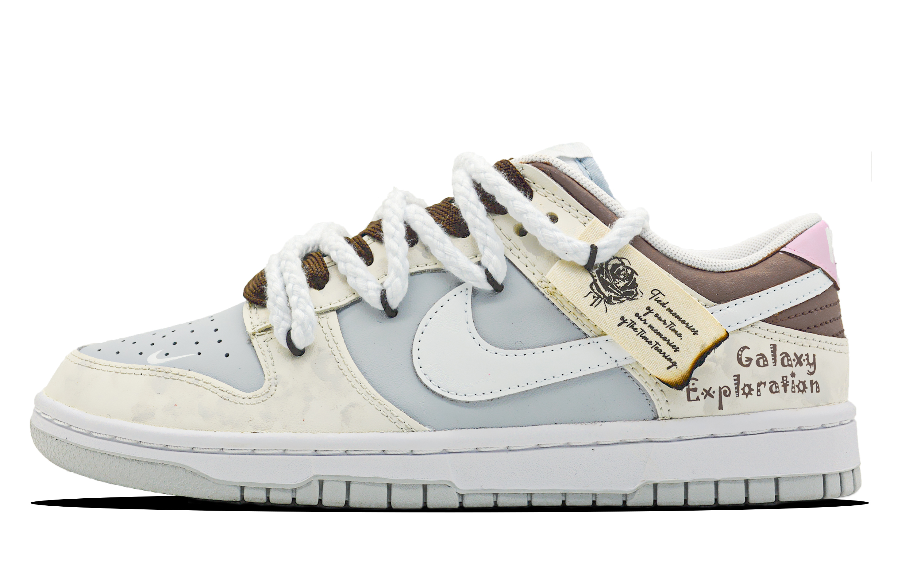 Buy [定制鞋款] 耐克Dunk Low '莫兰迪灰' DV0831-101(Team28-男款松灰S-BOX)