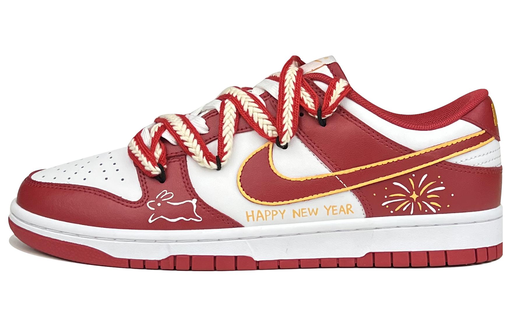 Order [Kasut Kustom] Nike Dunk Low 'Tahun Baru Percikan Mercun Arnab' CW1590-002(TeamD-GS款烟花小兔)