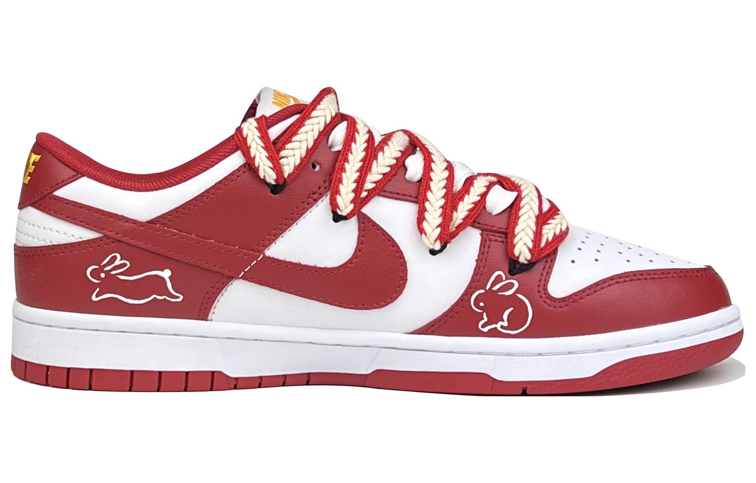 Lookbook [Kasut Kustom] Nike Dunk Low 'Tahun Baru Percikan Mercun Arnab' CW1590-002(TeamD-GS款烟花小兔)