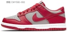 Sizing Nike Dunk Low カスタム「雪うさぎ」(赤白) CW1590-002(TeamD-GS款雪地小兔)