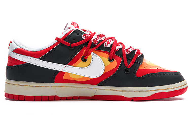 Lookbook [Zapatillas Personalizadas] Nike Dunk Low 'Año Nuevo Tigre' CW1590-600(TeamB-女款热成像解构黑红)