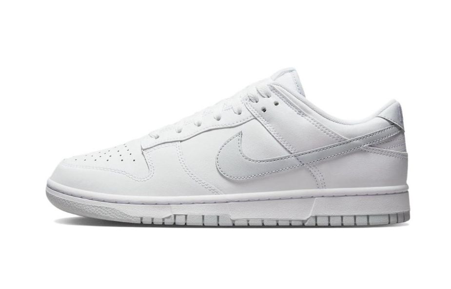 Details for 【定製球鞋】 Nike Dunk Low 'Pure Platinum' 核輻射 做舊 氧化 漸變 暗黑 低筒 板鞋 男款 卡其色