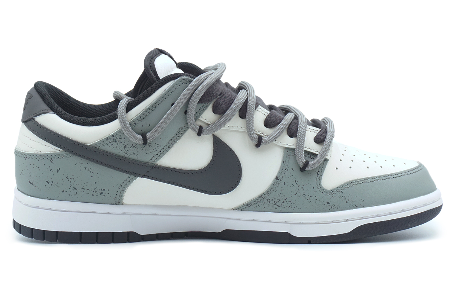 Lookbook [Sepatu Custom] Nike Dunk Low 'Oat Mocha Panther' DD1391-100(Team108-男款燕麦摩卡)