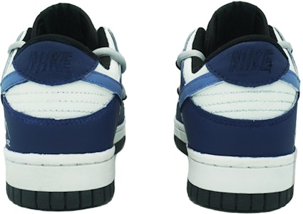 【定制球鞋】 Nike Dunk Low 黑曜石 黑曜石 解構 塗鴉 簡約 經典休閒 耐磨防滑 低幫 板鞋 GS 白藍 Shop 【定制球鞋】 Nike Dunk Low 黑曜石 黑曜石 解構 塗鴉 簡約 經典休閒 耐磨防滑 低幫 板鞋 GS 白藍