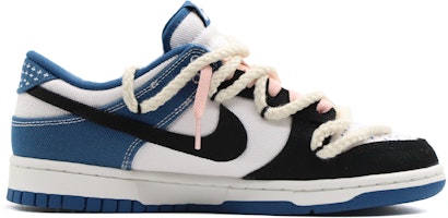 【カスタムシューズ】ナイキ ダンク ロー「オブシディアン デニム 刺し子」 DV0834-101(Team57-男款闪电蓝) Lookbook 【カスタムシューズ】ナイキ ダンク ロー「オブシディアン デニム 刺し子」 DV0834-101(Team57-男款闪电蓝)