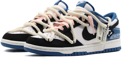 【カスタムシューズ】ナイキ ダンク ロー「オブシディアン デニム 刺し子」 DV0834-101(Team57-男款闪电蓝) Shop 【カスタムシューズ】ナイキ ダンク ロー「オブシディアン デニム 刺し子」 DV0834-101(Team57-男款闪电蓝)