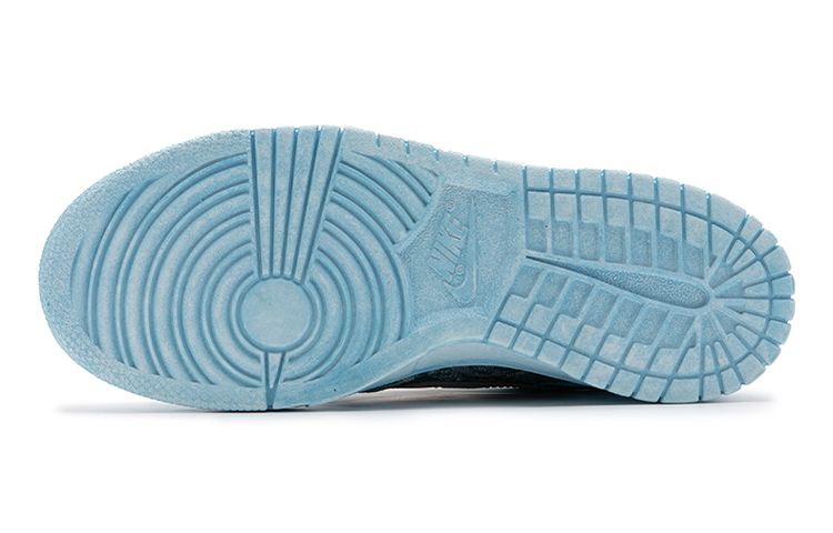 Purchase 【定製球鞋】 Nike Dunk Low 野鶴製造 復古油畫風 油畫布 海洋風 耐磨 低幫 板鞋 GS 浸染白藍