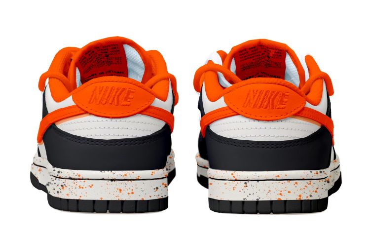 Shop Zapatillas Nike Dunk Low 'Salpicaduras de Pintura Oceánica' DH9765-003(Team拾玖-泼墨活力橙S-BOX)