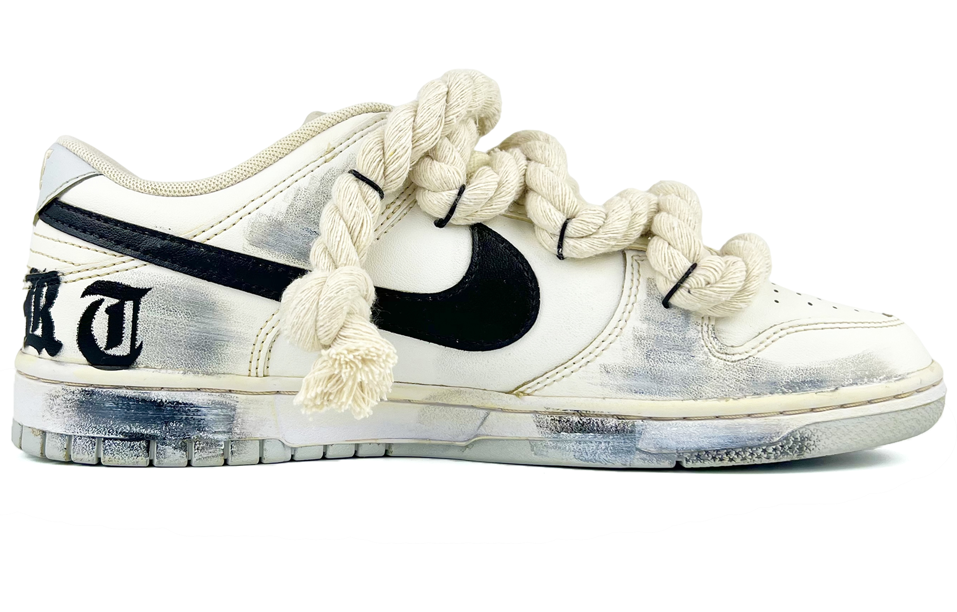[Custom Shoes] Nike Dunk Low 'Off-White Rope Deconstructed' 圖 2