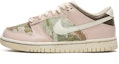 Buy 【定制球鞋】Nike Dunk Low 野鶴製造 復古油畫風 油畫布 玫瑰棕 耐磨 低幫 板鞋 GS 粉棕綠 特殊禮盒版