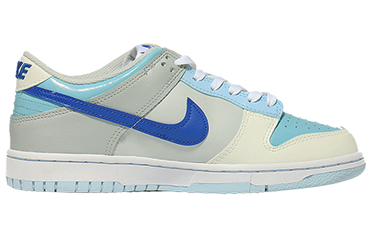 Order 【訂製球鞋】 Nike Dunk Low 油畫向日葵 歐洲藝術 潮流 低筒 運動鞋 GS 海鹽藍
