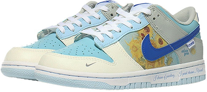 나이키 덩크 로우 '해바라기 유화' (커스텀) FB1843-141(Team10-油画向日葵) Lookbook 나이키 덩크 로우 '해바라기 유화' (커스텀) FB1843-141(Team10-油画向日葵)