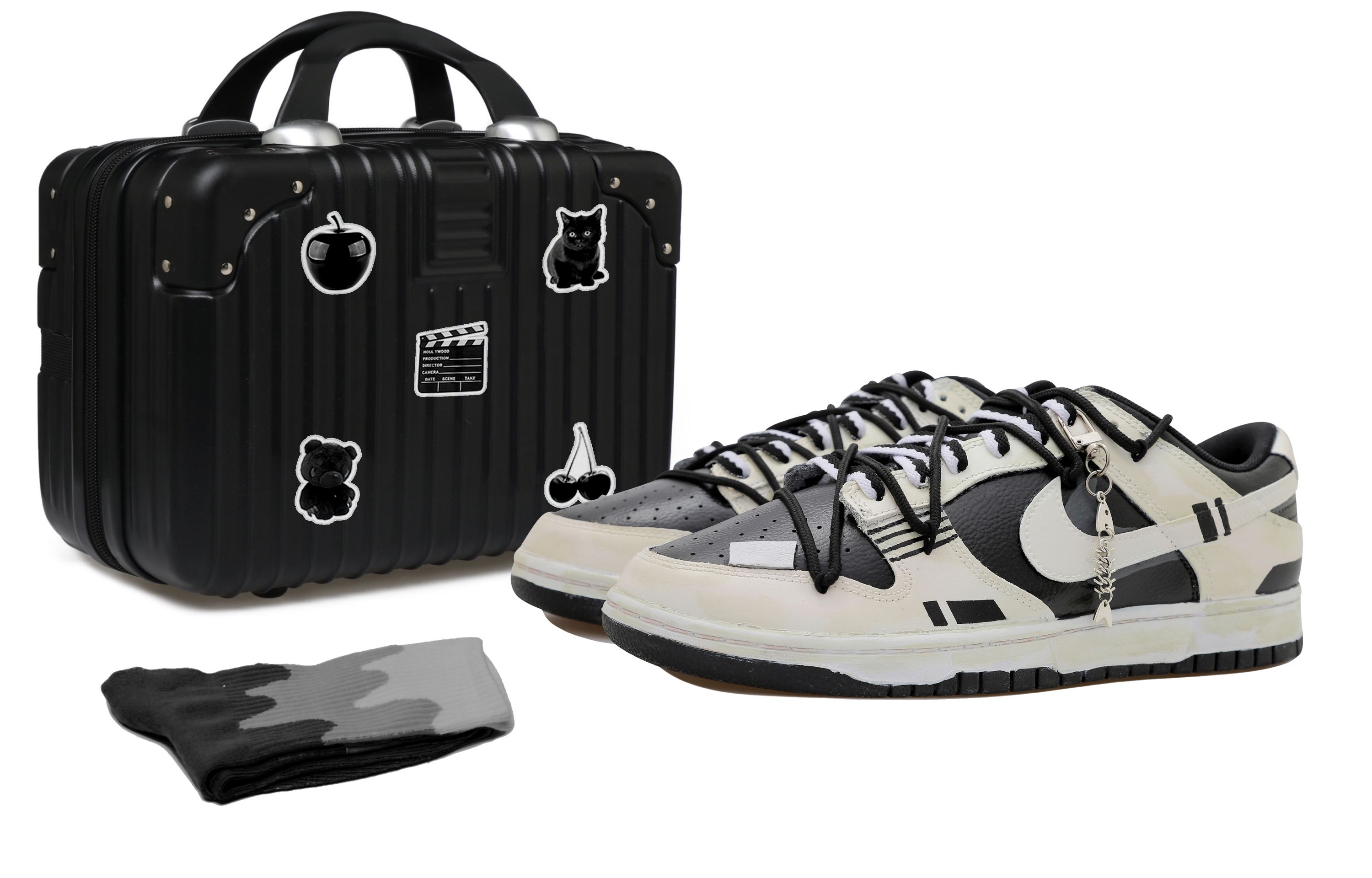 Buy [Sepatu Kustom] Nike Dunk Low 'OKHR Panda Kustom Dekonstruksi' CW1590-100-484904