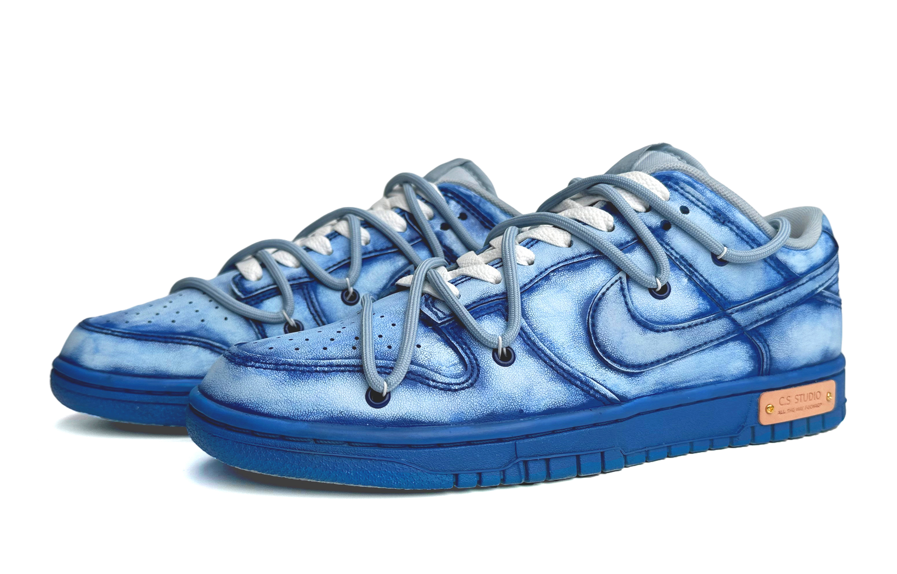 Lookbook [定制鞋款] Nike Dunk Low '古典蓝' DV0831-101(Team11-旧时蓝调男款)