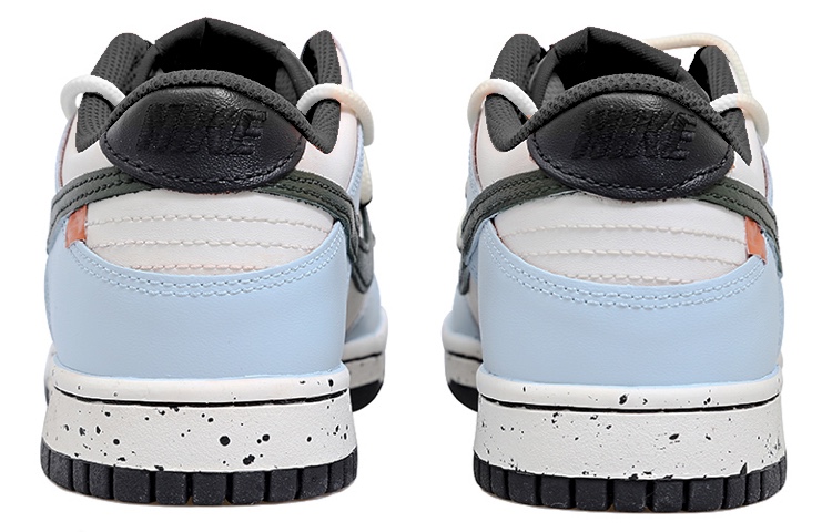 Shop [Sepatu Custom] Nike Dunk Low 'Olive Kotak-kotak Berbintik' DD1391-100(Team拾玖-棋盘格赛车男S-BOX)