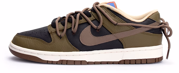 custom-shoes-nike-dunk-low-olive-green