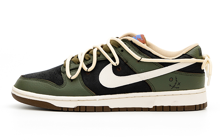 Buy [Kasut Custom] Nike Dunk Low 'Hijau Zaitun dan Krim Hutan Anak Patung' DR9704-200(Team15-森野布偶)