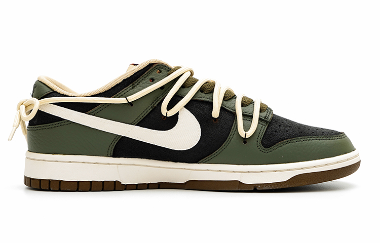 Order [Kasut Custom] Nike Dunk Low 'Hijau Zaitun dan Krim Hutan Anak Patung' DR9704-200(Team15-森野布偶)