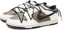 Lookbook 【訂製球鞋】Nike Dunk Low 反轉 縫合 老化 解構風 潮流復古 低筒 板鞋 GS 橄欖綠 黑白