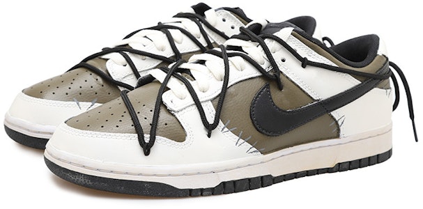 나이키 덩크 로우 '올리브그린 역스티치 빈티지' (58 characters) DD1391-100(Team拾玖-缝合橄榄绿S-BOX) Lookbook 나이키 덩크 로우 '올리브그린 역스티치 빈티지' (58 characters) DD1391-100(Team拾玖-缝合橄榄绿S-BOX)