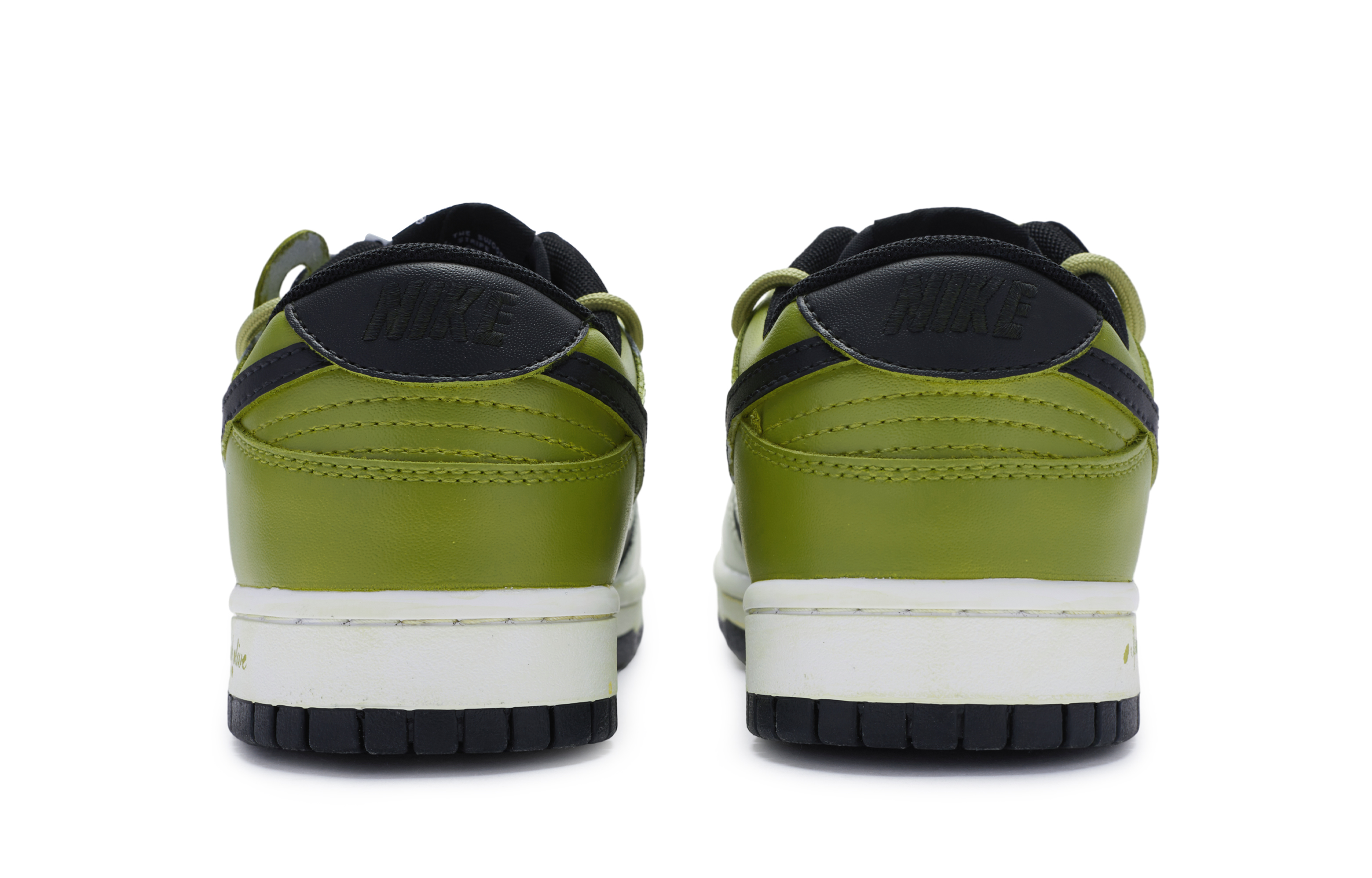 Shop [Kasut Custom] Nike Dunk Low 'Olive Milk Cheese' DD1391-100-458303